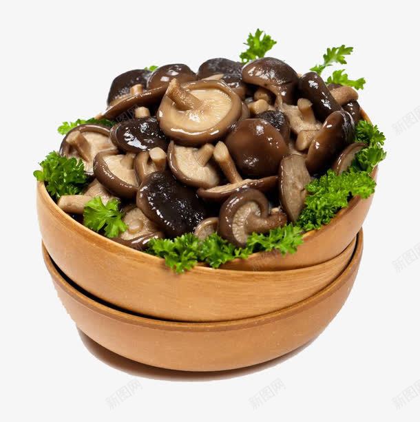 美味香菇png免抠素材_新图网 https://ixintu.com 中国烹调 健康 午餐 实物 新鲜美食 有机西芹 木碗 沙拉 美味香菇 蘑菇 香菇油菜