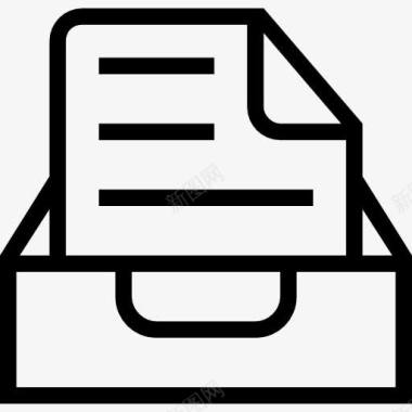 收件箱文件概述界面符号图标图标