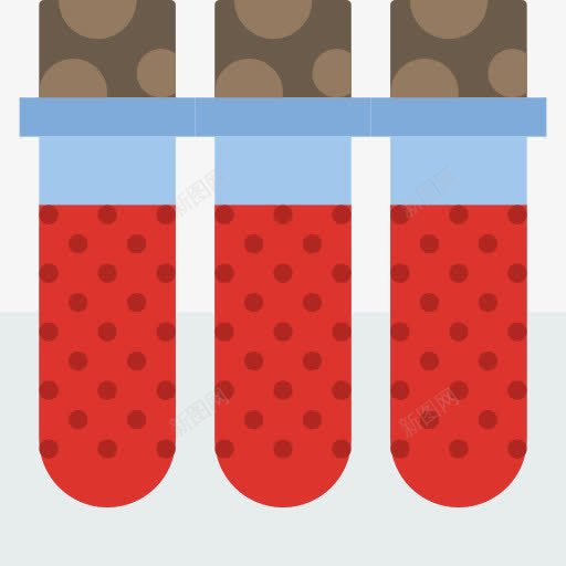 血液样本图标png_新图网 https://ixintu.com 医疗 测试管 测试血液样本