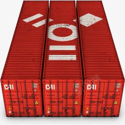 红色集装箱图标png_新图网 https://ixintu.com 图标 红色 集装箱