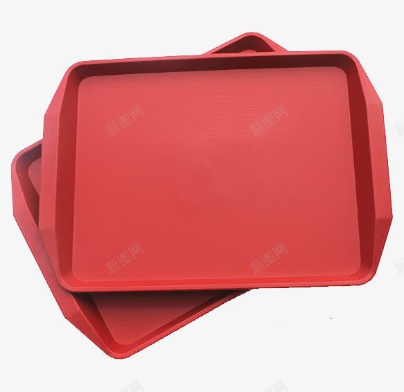 红色塑料端盘png免抠素材_新图网 https://ixintu.com 产品实物 塑料 日用百货 端盘 红色