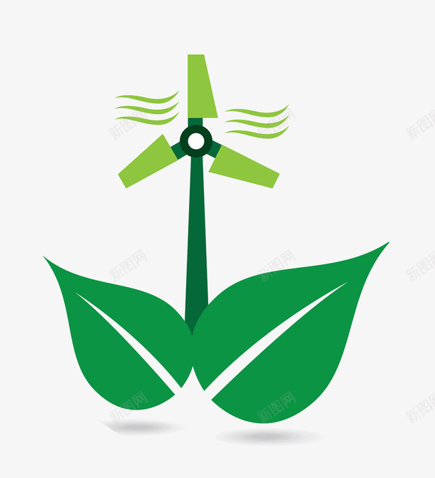 绿色环保能源卡通画png免抠素材_新图网 https://ixintu.com 卡通 环保 绿色 能源