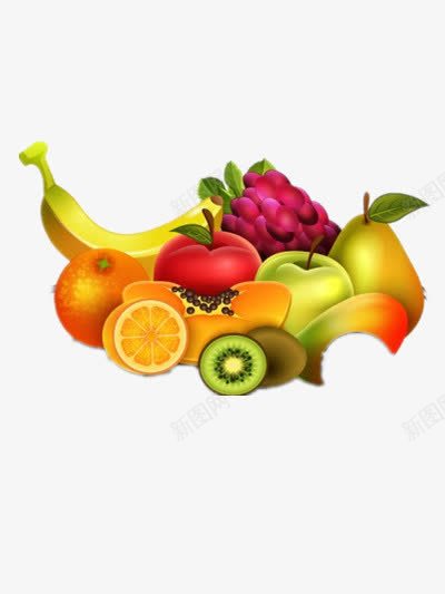 健康水果png免抠素材_新图网 https://ixintu.com 3D 营养 身体