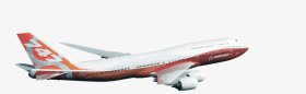 红色飞机png免抠素材_新图网 https://ixintu.com 交通工具 产品实物 客机 白色机身 航空器