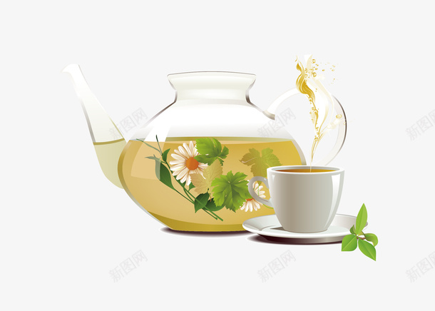 茶矢量图eps免抠素材_新图网 https://ixintu.com 矢量茶壶 矢量茶杯 茶 茶壶 茶杯 矢量图