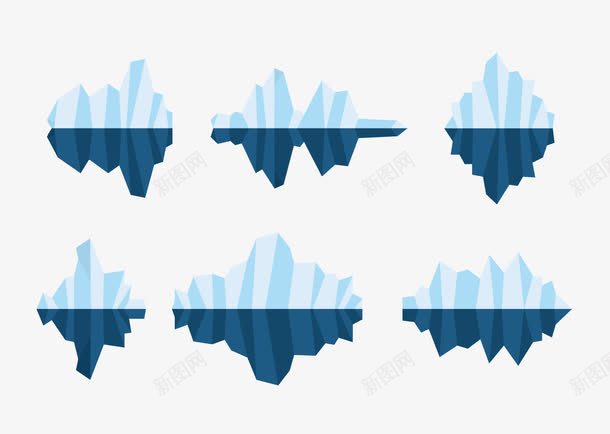 冰峰山png免抠素材_新图网 https://ixintu.com 冰山 冰峰 创意冰山底座 山 底座素材 矢量冰山