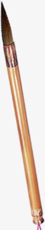 中国风棕色毛笔装饰png免抠素材_新图网 https://ixintu.com 国风 棕色 毛笔 装饰