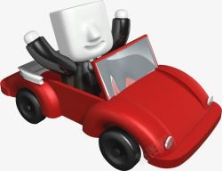 3D红色跑车素材