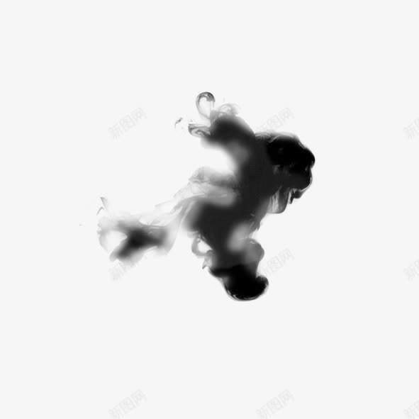 水墨画psd免抠素材_新图网 https://ixintu.com 水墨画 黑白笔墨