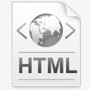 文件代码HTML文件纸艺术家谷样本图标图标