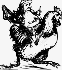 骑鸡骑鸡的胖子高清图片