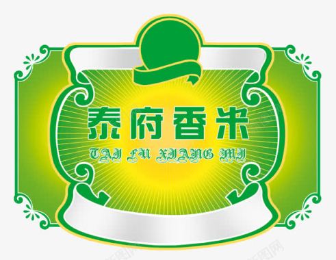 泰国香米logo标签图标图标
