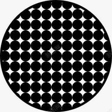圆与点模式图标图标