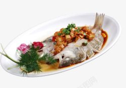 麻婆豆腐烧鲈鱼素材