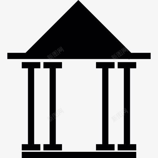 希腊柱图标png_新图网 https://ixintu.com 塔 寺庙 建筑 纪念碑 银行