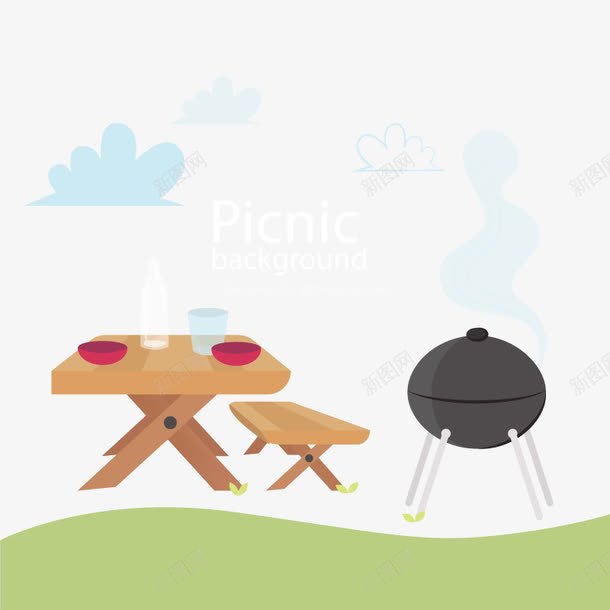 烧烤矢量图ai免抠素材_新图网 https://ixintu.com BBQ 高清 矢量图