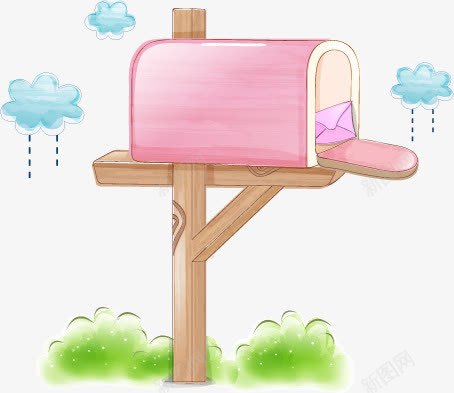 邮箱矢量图ai免抠素材_新图网 https://ixintu.com 卡通 邮箱 矢量图