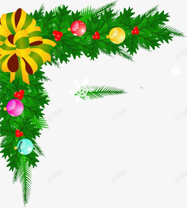 圣诞节日装饰绿色png免抠素材_新图网 https://ixintu.com 圣诞 绿色 节日 装饰