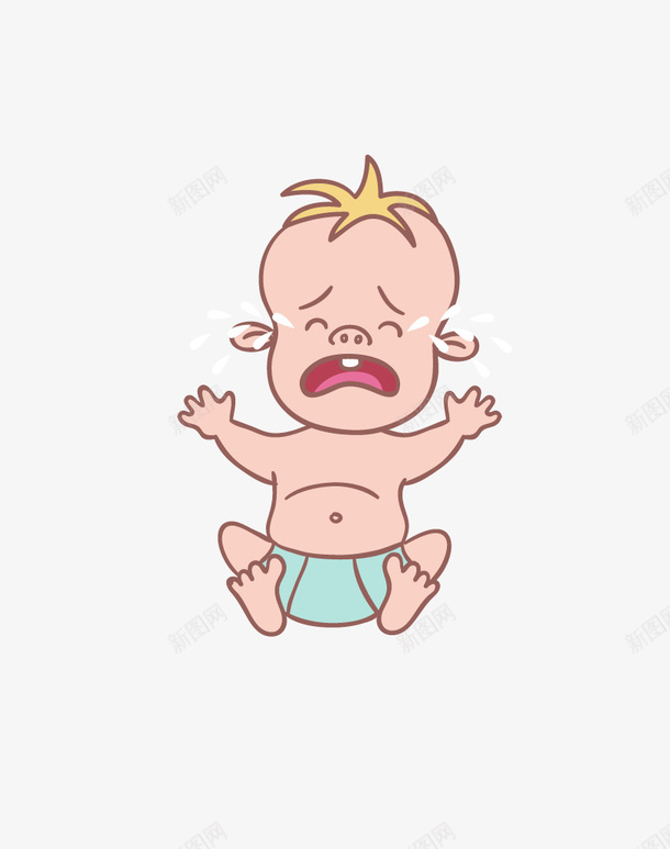 卡通婴儿矢量图eps免抠素材_新图网 https://ixintu.com 卡通婴儿 可爱婴儿 矢量婴儿 矢量图