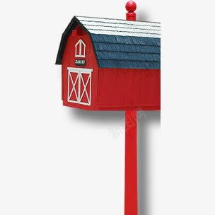 红色小房子png免抠素材_新图网 https://ixintu.com 卡通房子 小房子 房子 手绘房子 红色房子
