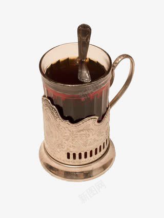 一个有杯托的咖啡饮料杯png免抠素材_新图网 https://ixintu.com 咖啡 杯托 茶 饮料
