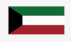 科威特国旗矢量图素材