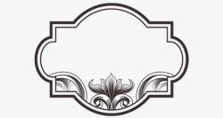 古典花纹装饰框素材