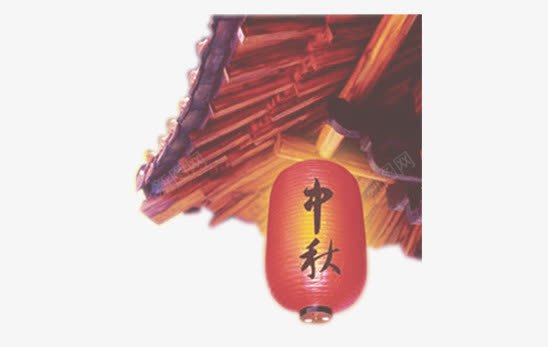 中秋节png免抠素材_新图网 https://ixintu.com 中秋节 房檐 灯笼