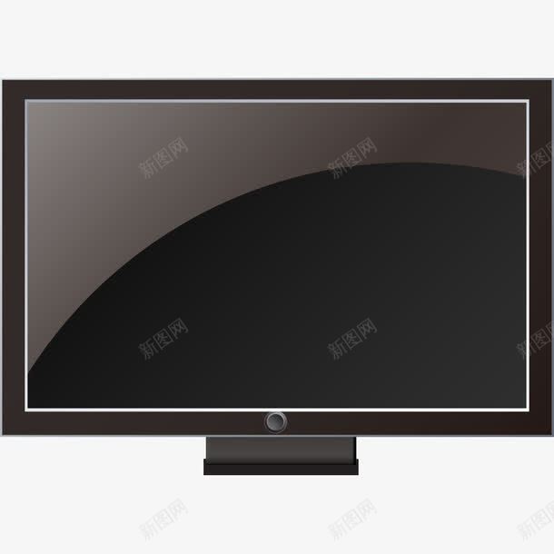 黑色显示器png免抠素材_新图网 https://ixintu.com 显示 显示器 黑色 黑色显示器