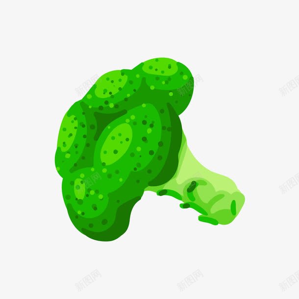一颗绿色花菜png免抠素材_新图网 https://ixintu.com 一颗 一颗花菜 绿色 绿色花菜 食物