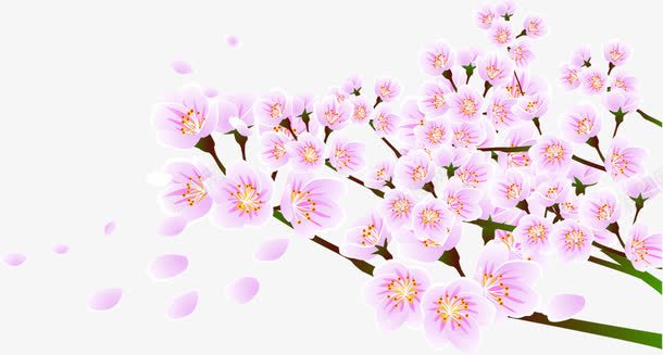 粉色精美手绘花朵春天png免抠素材_新图网 https://ixintu.com 春天 粉色 精美 花朵