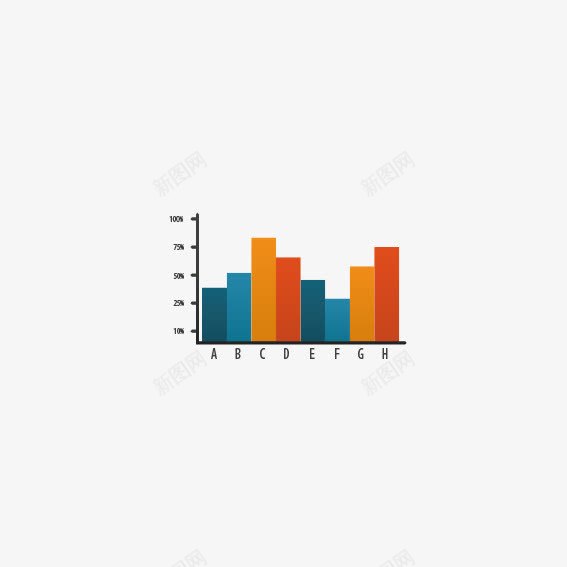 条形图png免抠素材_新图网 https://ixintu.com PPT元素 图形 条形图