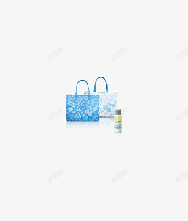 玉兰油购物袋与精油psd免抠素材_新图网 https://ixintu.com 产品实物 包装设计 精油 购物袋