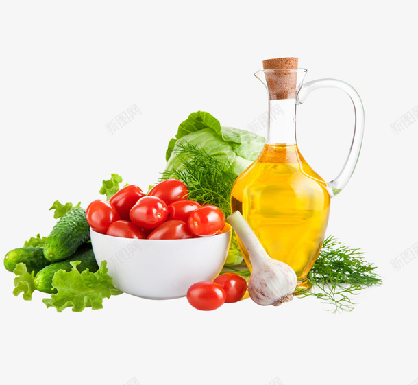 健康绿色蔬菜食物png免抠素材_新图网 https://ixintu.com 产品实物 健康 油 绿色 蔬菜 食物