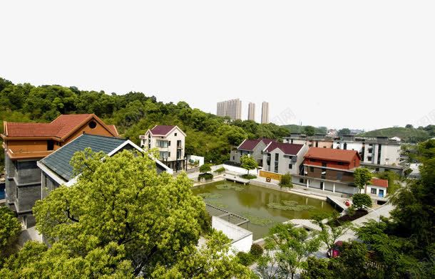 绿色建筑png免抠素材_新图网 https://ixintu.com 图形 地标 建筑 杭州 杭州建筑 水乡