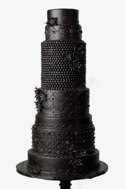 哥特创意黑色蛋糕素材