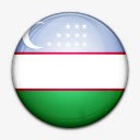 国旗乌兹别克斯坦国世界标志素材
