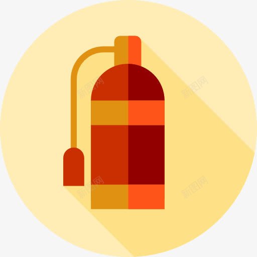 灭火器图标png_新图网 https://ixintu.com 安全 急救 消防 消防灭火器