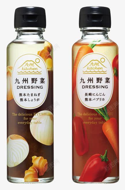 九州野菜饮品包装瓶png免抠素材_新图网 https://ixintu.com 健康 棕色 红色 营养 蔬果 饮品