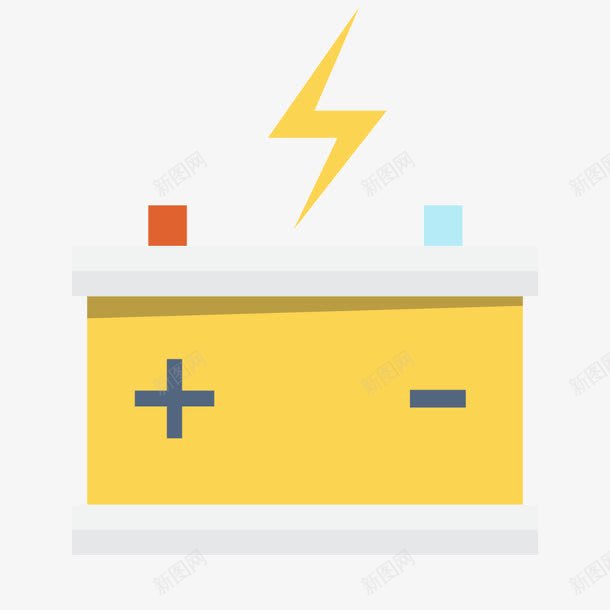 黄色电池电量能源png免抠素材_新图网 https://ixintu.com 电池 电量 能源 黄色