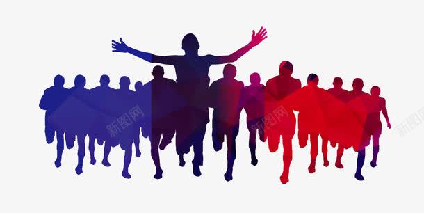 人物跑步png免抠素材_新图网 https://ixintu.com 人物 扁平 跑步