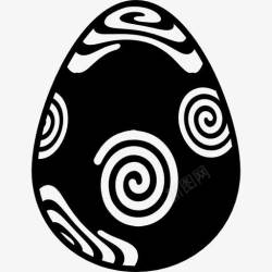 蛋状复活节彩蛋装饰图标高清图片