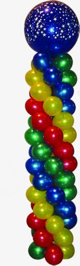 蓝色气球创意元素质感黄色红色png免抠素材_新图网 https://ixintu.com 元素 创意 气球 红色 蓝色 质感 黄色