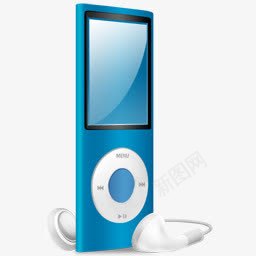 iPod纳米蓝色iPodNano的色png免抠素材_新图网 https://ixintu.com blue ipod nano 纳米 蓝色