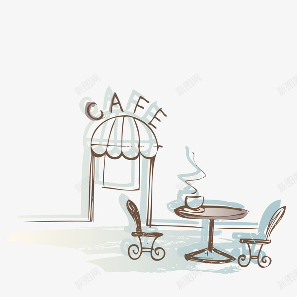 休闲咖啡矢量图eps免抠素材_新图网 https://ixintu.com 休闲 咖啡 咖啡厅 喝咖啡 矢量图