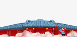 喜庆中国风装饰底栏素材