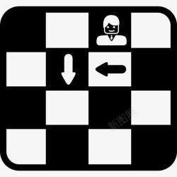 方格板战略游戏图标高清图片
