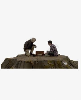 两个人在野外烧烤png免抠素材_新图网 https://ixintu.com 在地上 外国 烧烤 石地 聊天 野外