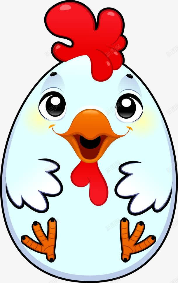 蓝色卡通小鸡装饰图案png免抠素材_新图网 https://ixintu.com 免抠PNG 卡通 小鸡 蓝色 装饰图案