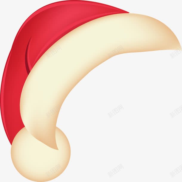 圣诞节红色圣诞帽png免抠素材_新图网 https://ixintu.com 冬天帽子 冬季帽子 圣诞节帽子 白色毛球 红色圣诞帽 红色帽子